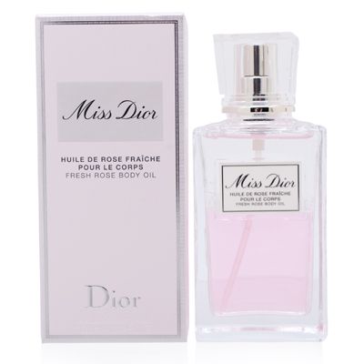 Miss Dior by Christian Dior for Women 3.4 oz Fresh Rose Body Oil