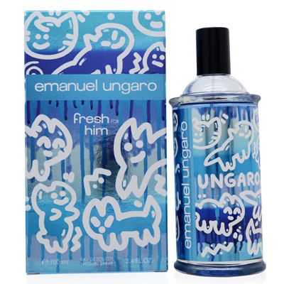 FRESH FOR HIM/UNGARO EDT SPRAY 3.4 OZ (100 ML) (M)