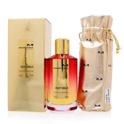 Mancera Velvet Vanilla Eau de Parfum, 120ml / 4 fl oz – Sweet Floral Vanilla Perfume (Tuberose, Vanilla, White Musk)