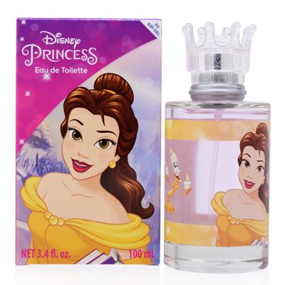 Disney Princess Belle Eau de Toilette Spray for Kids, 3.4 Ounce