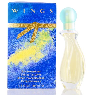 GIORGIO BEVERLY HILLS Wings Eau De Toilette Spray for Women, 1.7 Ounce