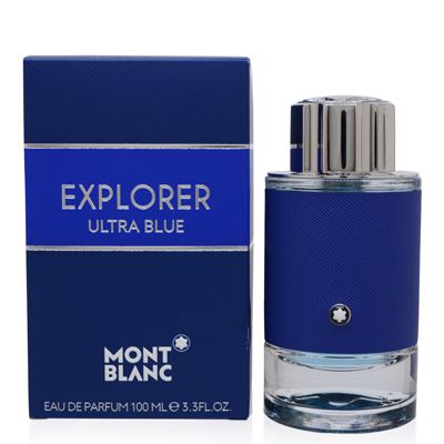 MONTBLANC - Explorer Ultra Blue Eau de Parfum - Men's Fragrance - Citrus Marine Woody - With notes of Lemon, Marine Accord & Patchouli - 3.3 Fl Oz