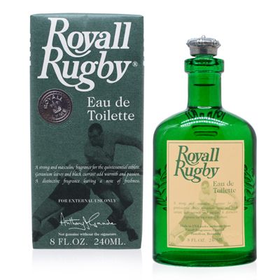 ROYALL RUGBY, Men's Eau de Toilette, Fresh Green & Citrus Fragrance – 8 Fl oz Splash