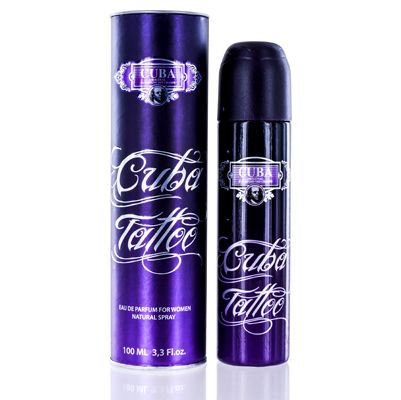 Cuba Women's Eau de Parfum Spray, Tattoo, 3.3 Oz