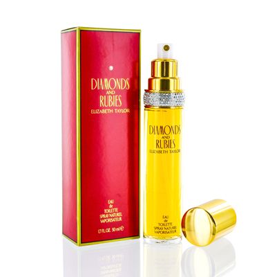 Elizabeth Taylor Arden- Diamonds & Rubies for Women Eau De Toilette Spray, 1.7 Fl Oz