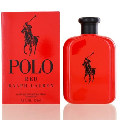 RALPH LAUREN FRAGRANCES Polo Red - Eau de Toilette - Men's Cologne - Woody & Spicy - With Grapefruit, Saffron, and Redwood - Medium Intensity - 4.2 Fl Oz