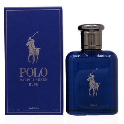 RALPH LAUREN FRAGRANCES Polo Blue - Parfum - Men's Cologne - Aquatic & Fresh - With Citrus, Oakwood, and Vetiver - Intense Fragrance - 2.5 Fl Oz