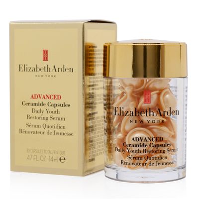 Elizabeth Arden 3 Piece Ceramide Skin Care Set, Lift and Firm Day Cream, Hylaruonic Acid Ceramide Capsules, Adavanced Ceramide Capsules