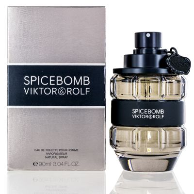 Viktor&Rolf - Spicebomb Eau de Toilette - Woody & Spicy - Cologne for Men - With Notes of Citrus & Tobacco - 3.04 Fl Oz