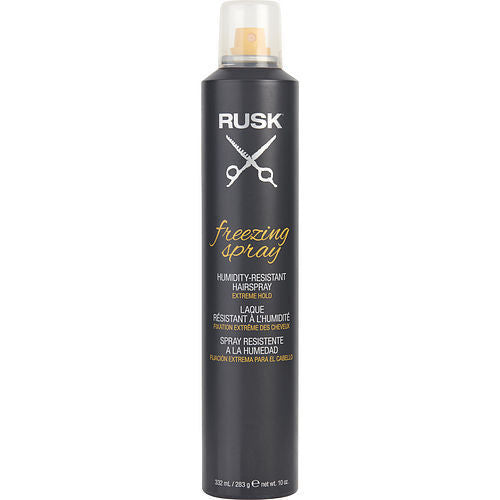 RUSK Freezing Spray, 10 Oz, Humidity Resistant Quick-Drying Hairspray that
