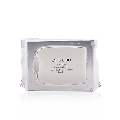 Shiseido Refreshing Cleansing Sheets - 30 Single-Use Sheets - 100% Ultra-Soft