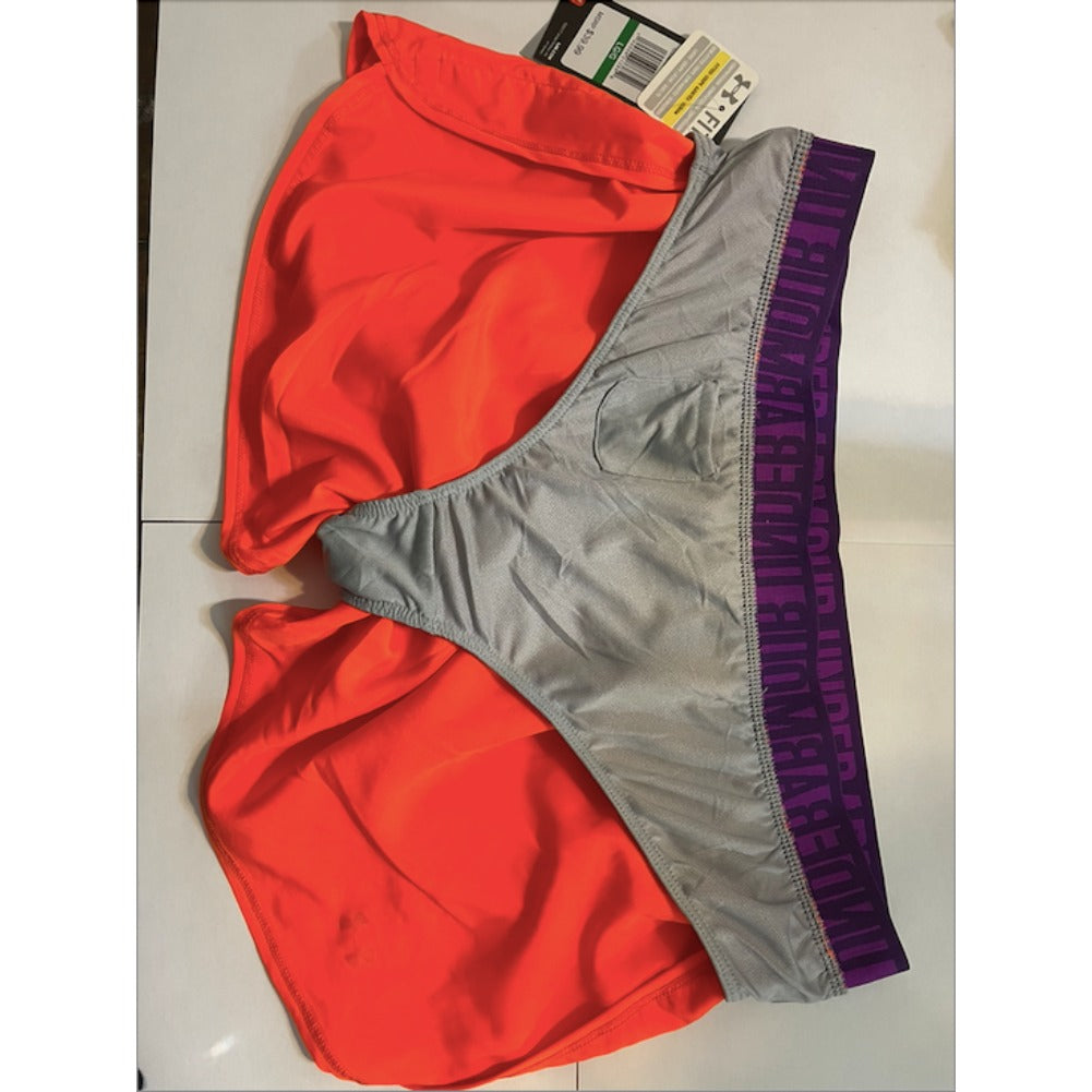 Under Armour Women's Shorts Fly-By Run Lined & Pockets Athletic Bottoms 1271543