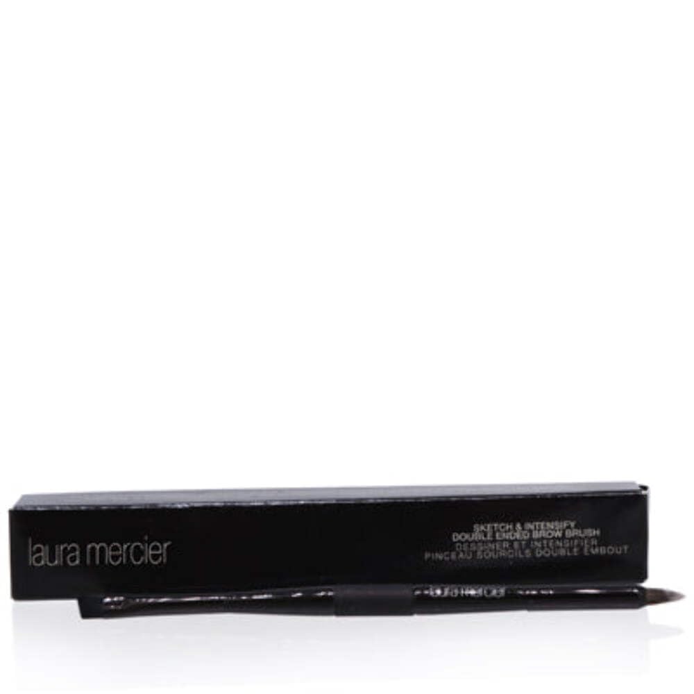 Laura Mercier Beauty Makeup Sketch & Intensify Double Ended Brow Brush - Black