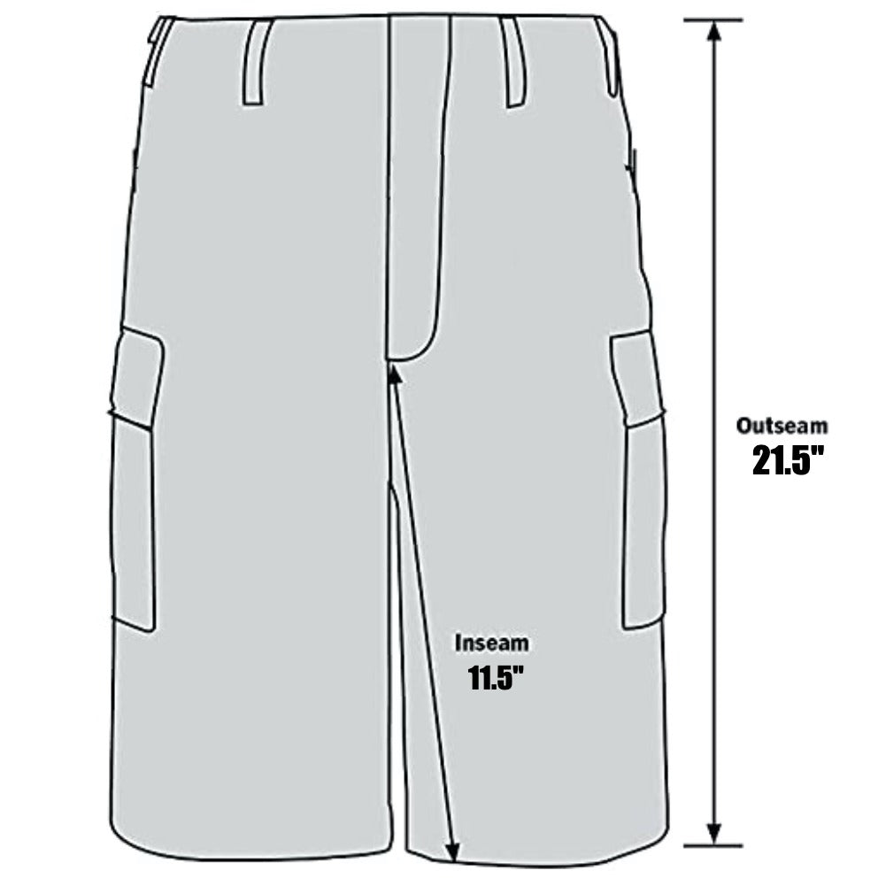 Men’s Cotton Cargo Shorts Multiple Pockets Belt Casual Lose Fit