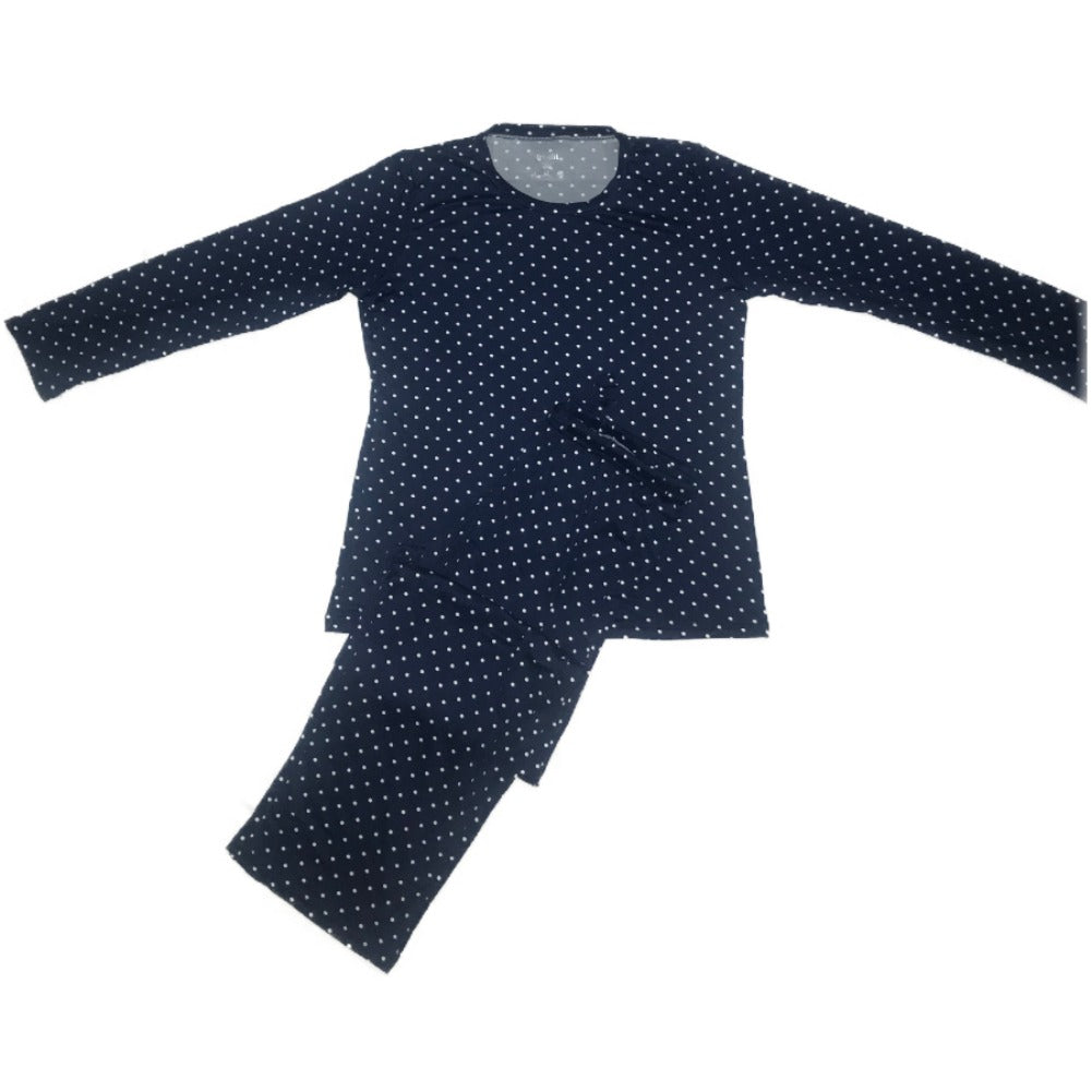 Navy White Dot
