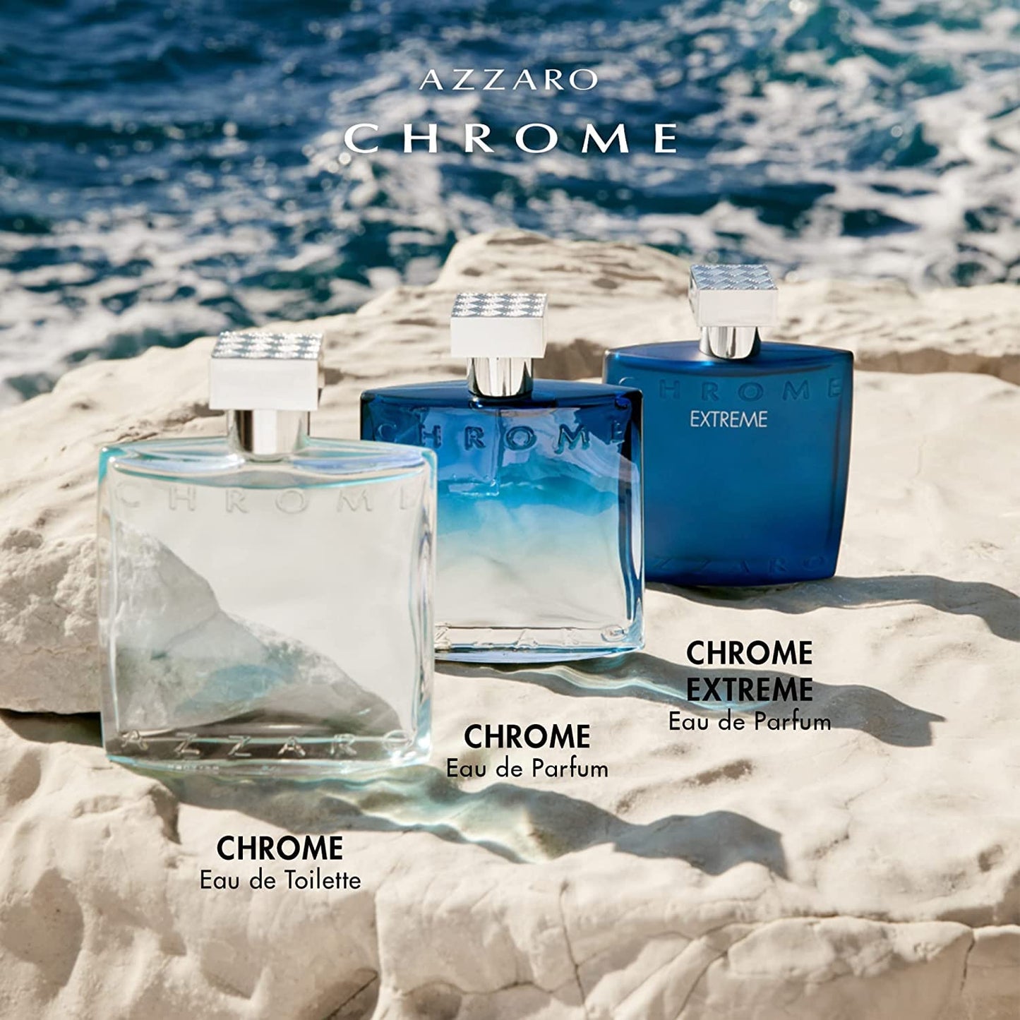 Azzaro Chrome Extreme Eau de Parfum - Mens Cologne - Woody, Citrus & Amber Fragrance, 1.6 Fl Oz
