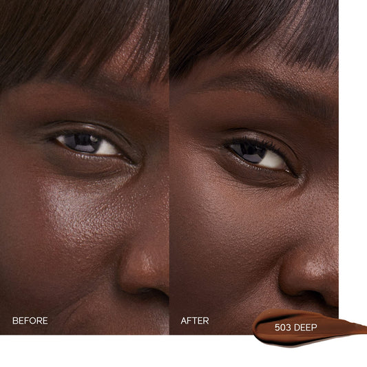 Shiseido Synchro Skin Self-Refreshing Concealer, Deep 503 - Medium-to-Full Coverage with Natural Finish & Shine Control - 24-Hour Wear - Water Resistant, Smudge Proof & Non-Comedogenic