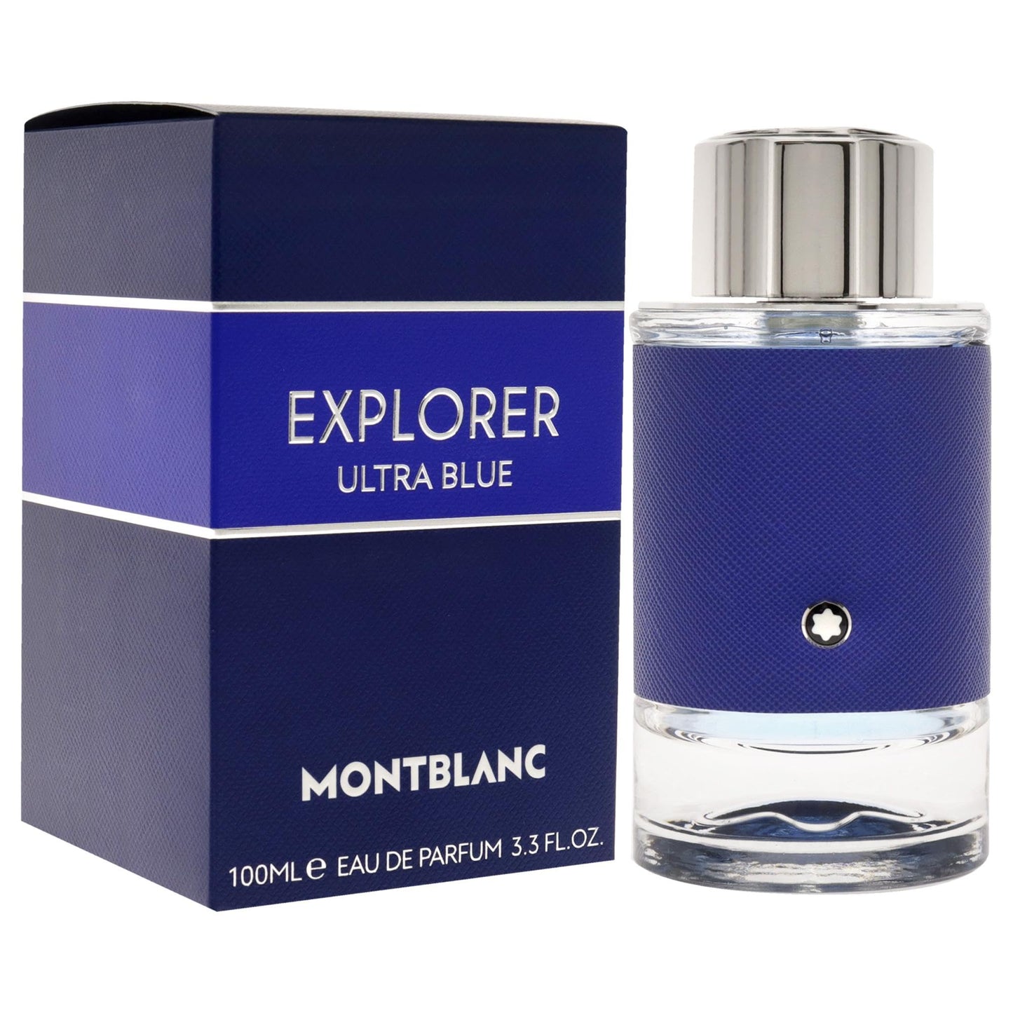 MONTBLANC - Explorer Ultra Blue Eau de Parfum - Men's Fragrance - Citrus Marine Woody - With notes of Lemon, Marine Accord & Patchouli - 3.3 Fl Oz