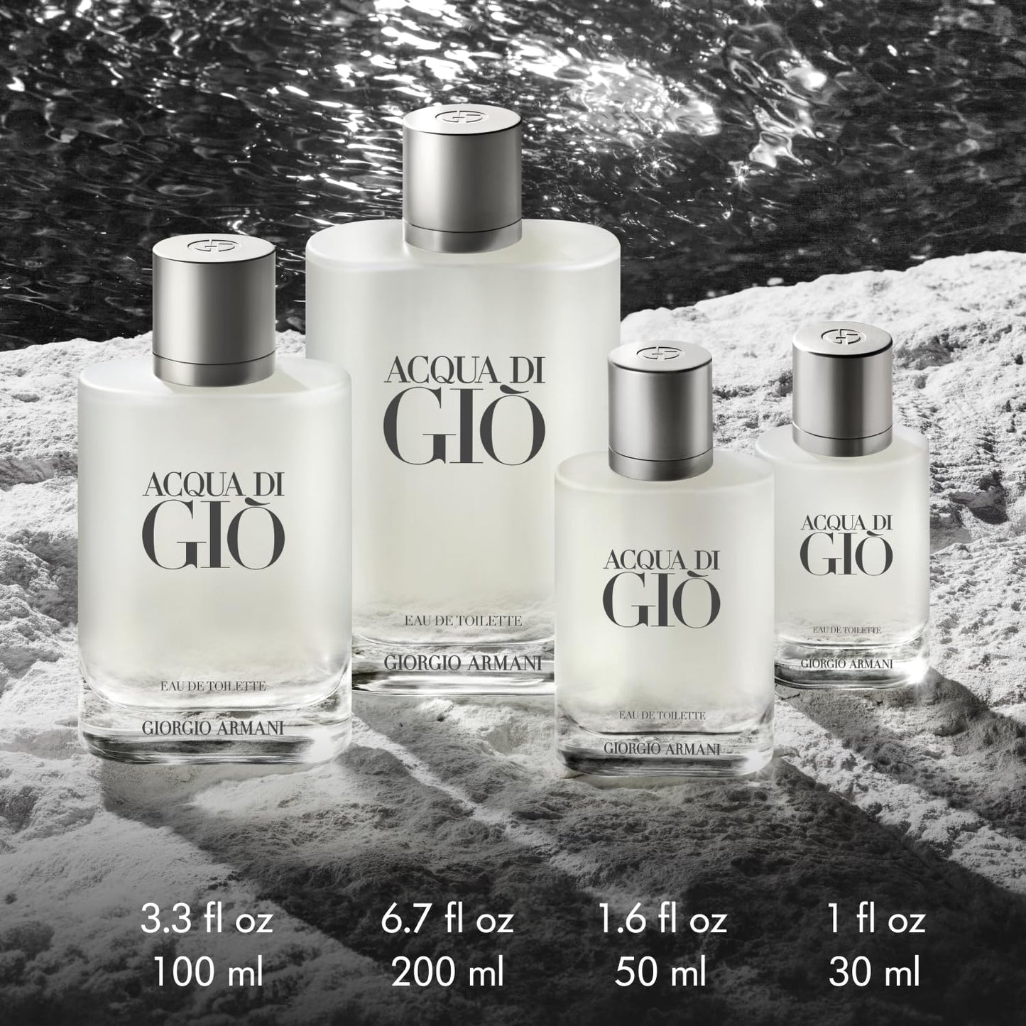 Armani beauty - Acqua di Gio - Eau de Toilette - Cologne for Men - Long Lasting Fragrance with Bergamot notes, Jasmine, White Musks, Patchouli & Cedarwood – 6.7 Fl Oz