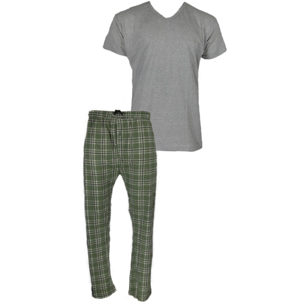 Green Plaid Grey