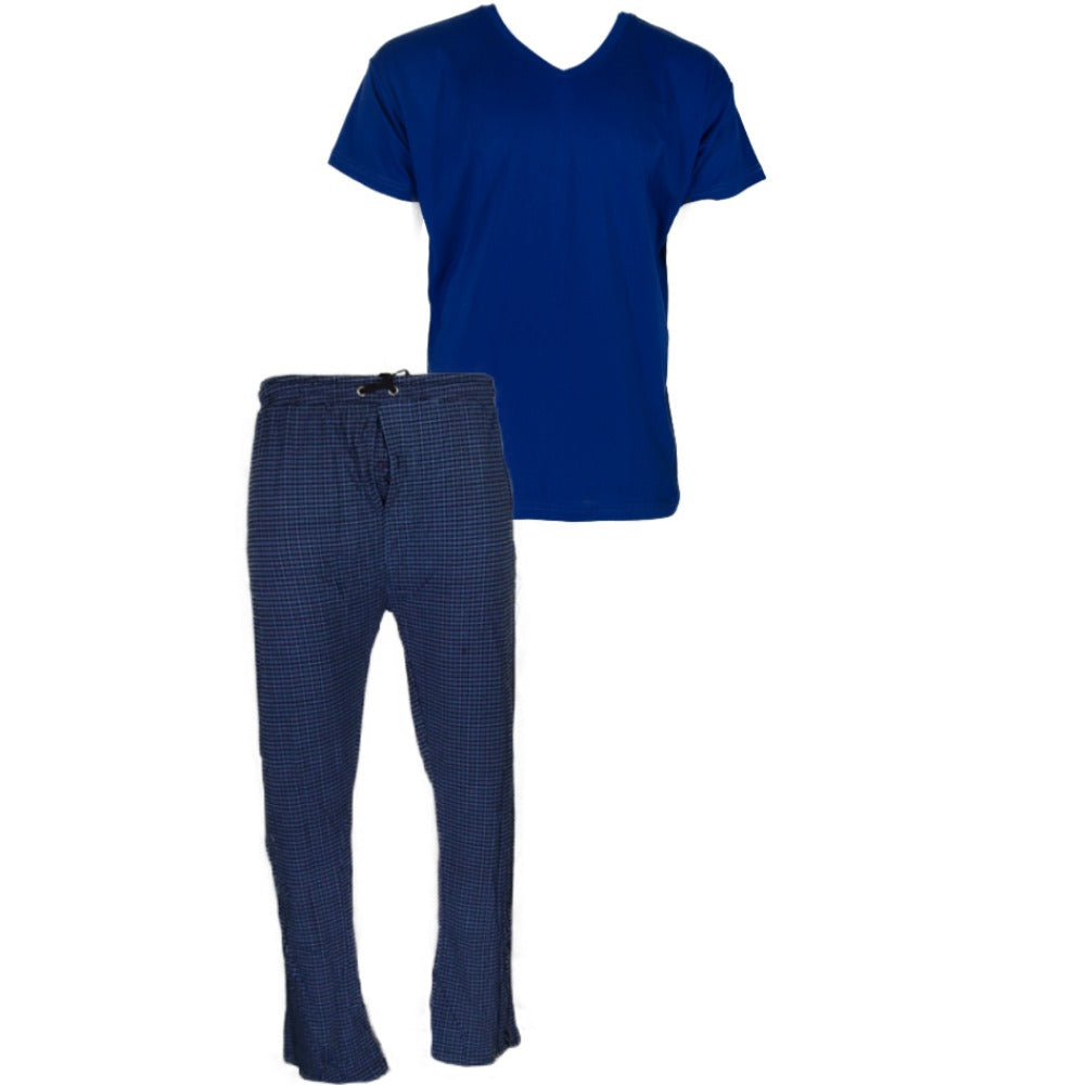 Navy Check Royal