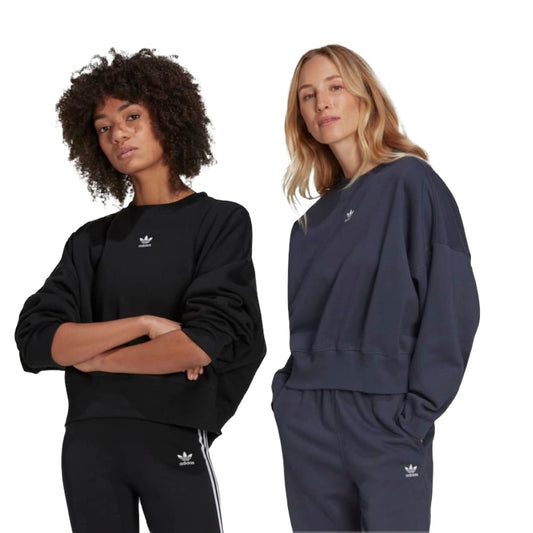 Adidas Women's Sweatshirt Adicolor Essentials Fleece Casual Pullover Sweater