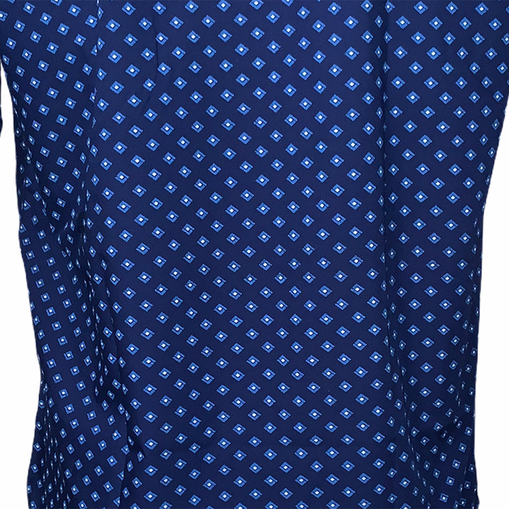 Navy Light Blue Print