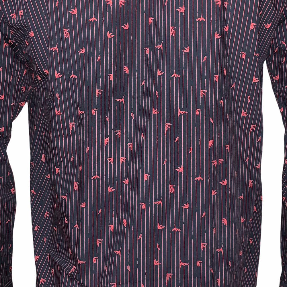 Navy Red Stripe