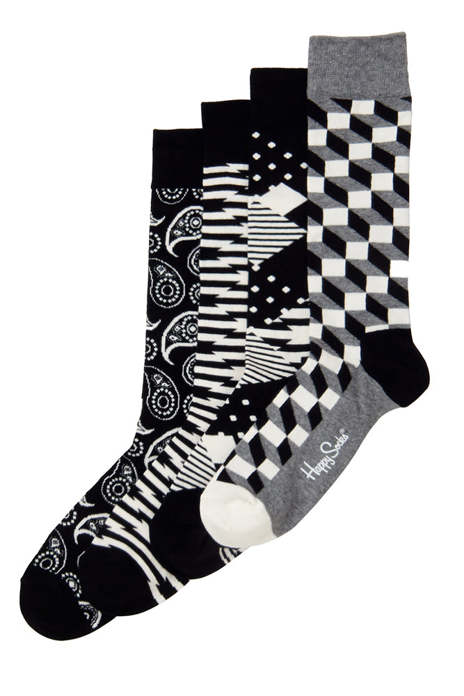 Black White
