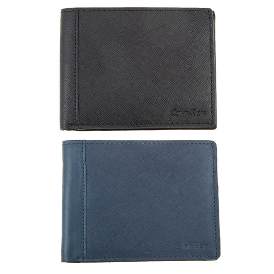 Calvin Klein Men's Wallet 7967096 CK Classic Leather ID Card Passcase