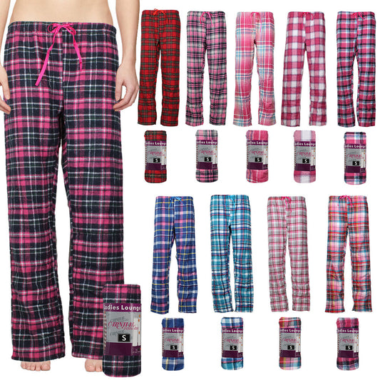 Carnival Intimates Ladies Flannel Plaid Lounge Pajama Pants