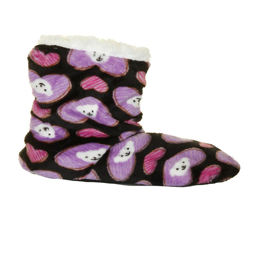 Bear Black Purple