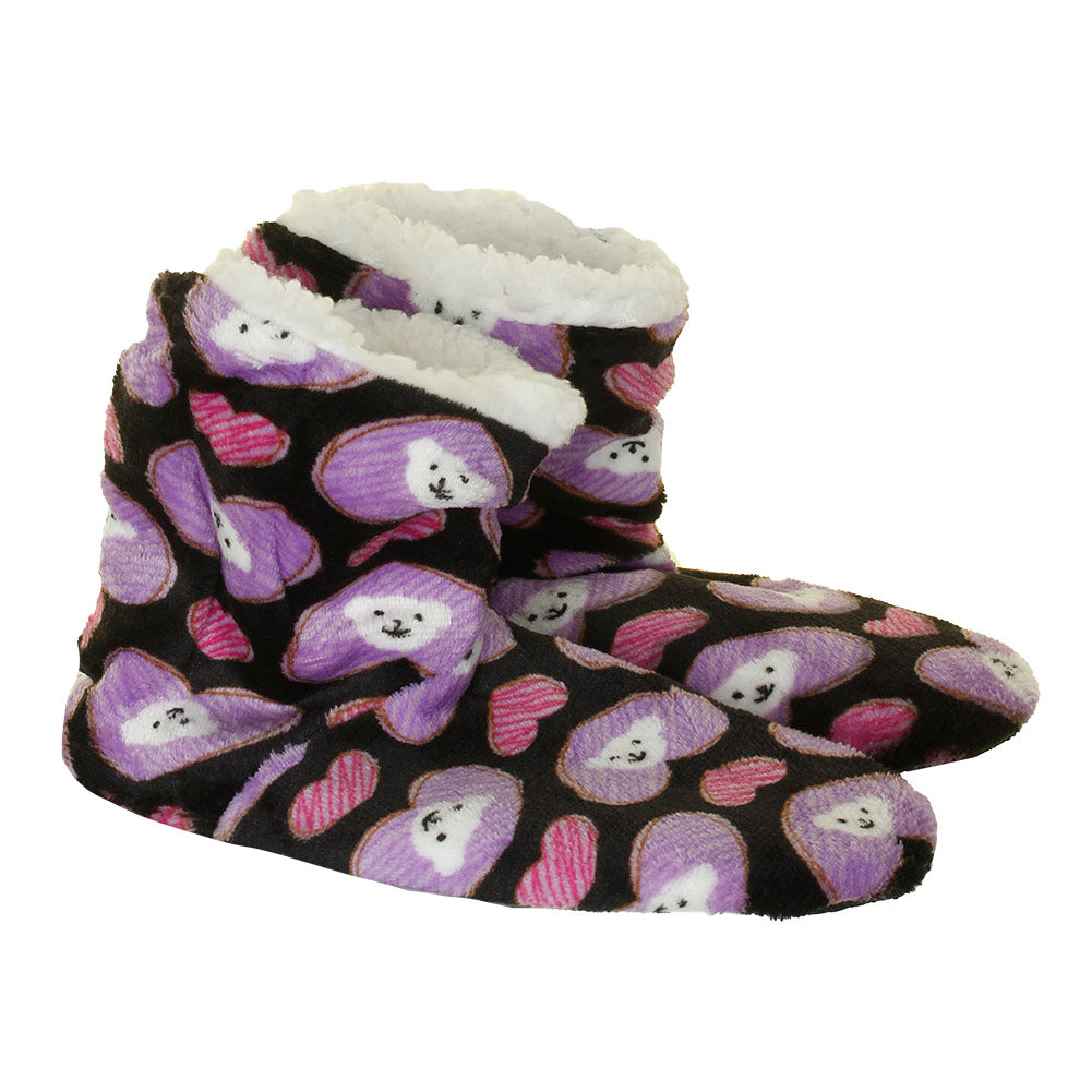 Bear Black Purple