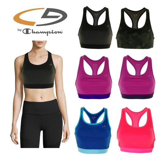 Champion Juniors Active Wear Gym Racerback Workout Sports Bra Bralette Top