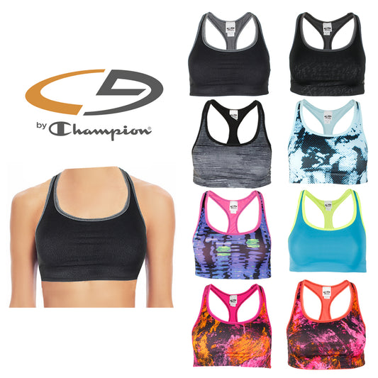 Champion Juniors Active Wear Gym Racerback Workout Sports Bra Bralette Top