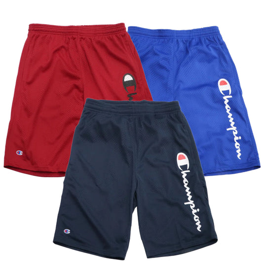 Champion Men's Shorts Mesh Side Pockets Elastic Waist Big & Tall CHMSHSHTSD