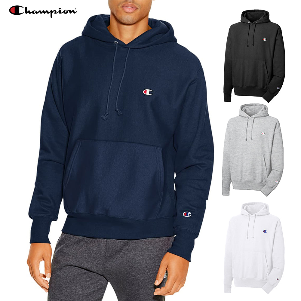 Champion Men's Hoodie Athletic Reverse Weave C Logo Pullover Hooded Sweatshirt