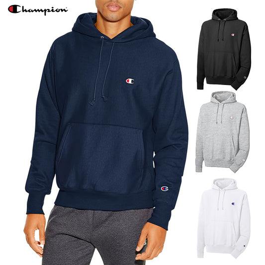Champion Men's Hoodie Athletic Reverse Weave C Logo Pullover Hooded Sweatshirt