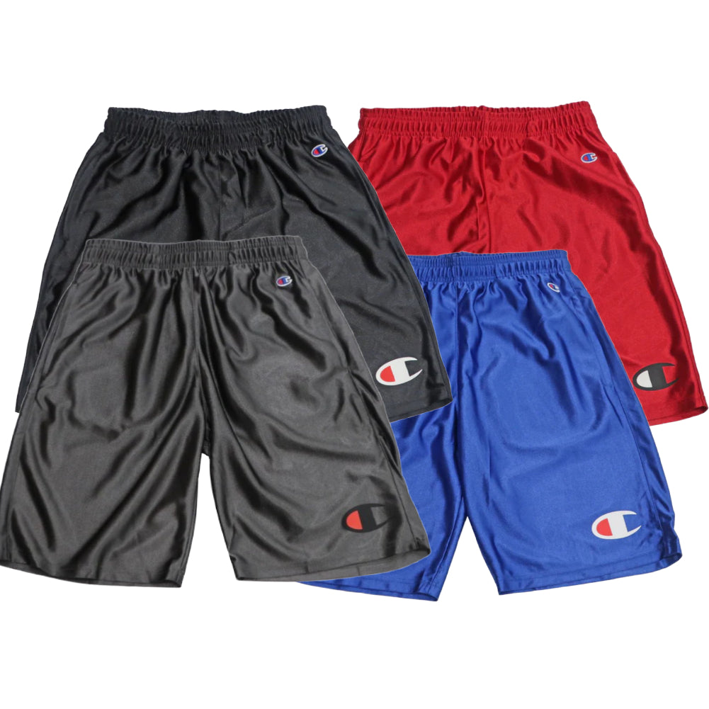 Champion Men's Shorts Athletic Print Big & Tall Workout Side Pockets Shorts