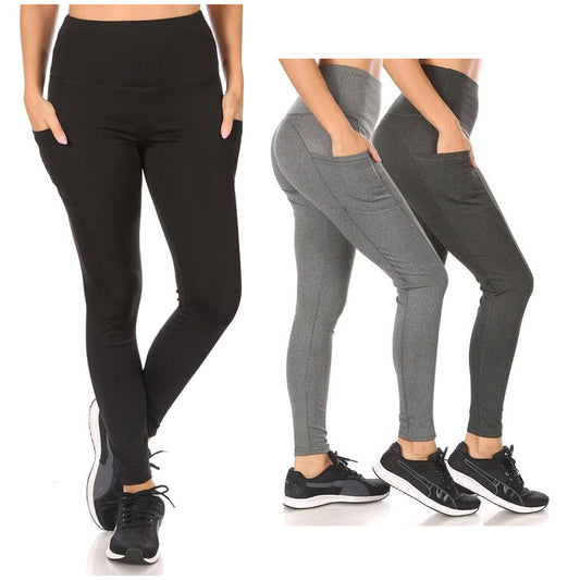 Womens Leggings High Waisted Tummy Control Stretch Fitted Sculpting Yoga Pants