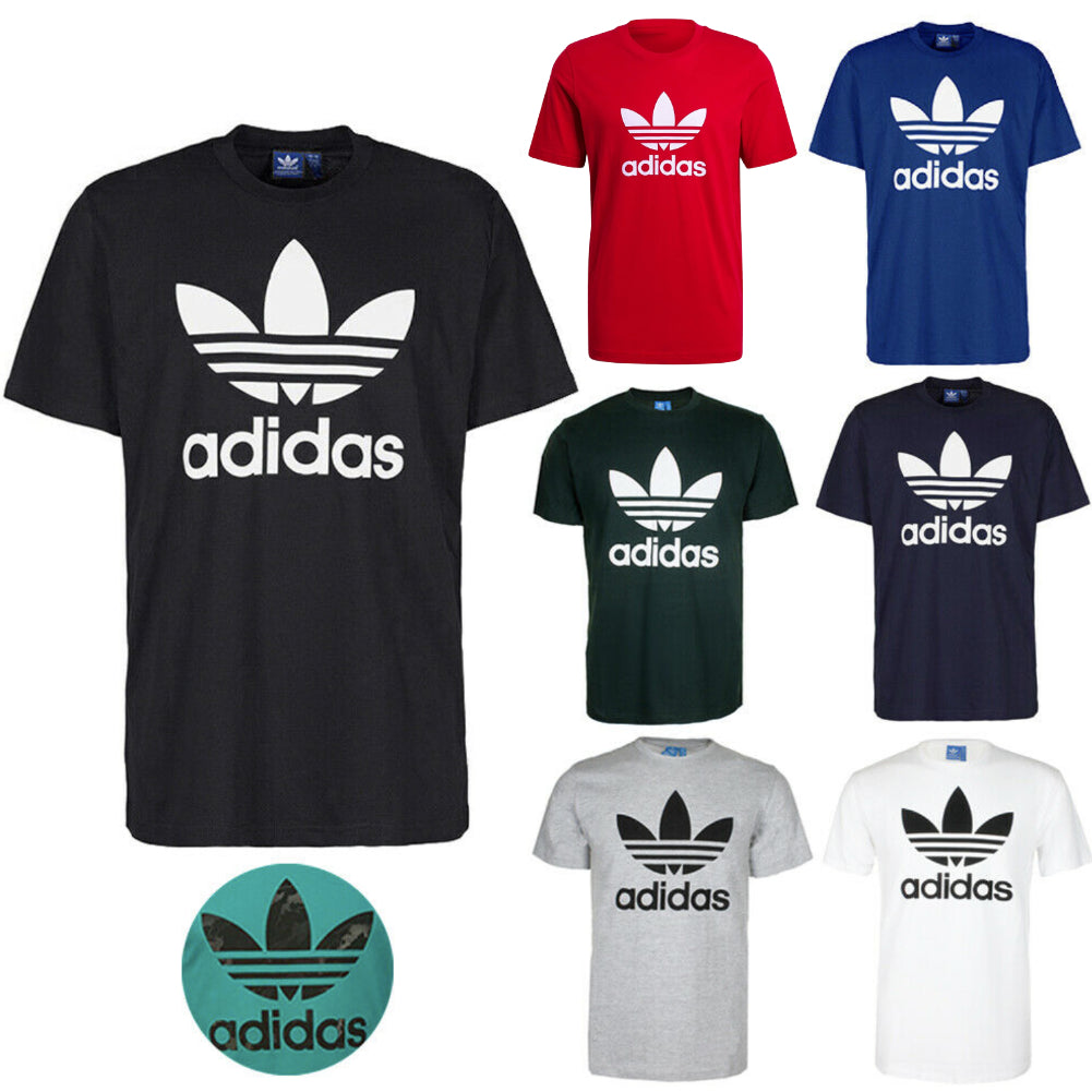 Adidas Men's T-Shirt Trefoil Logo Graphic Athletic Short Sleeve Shirt