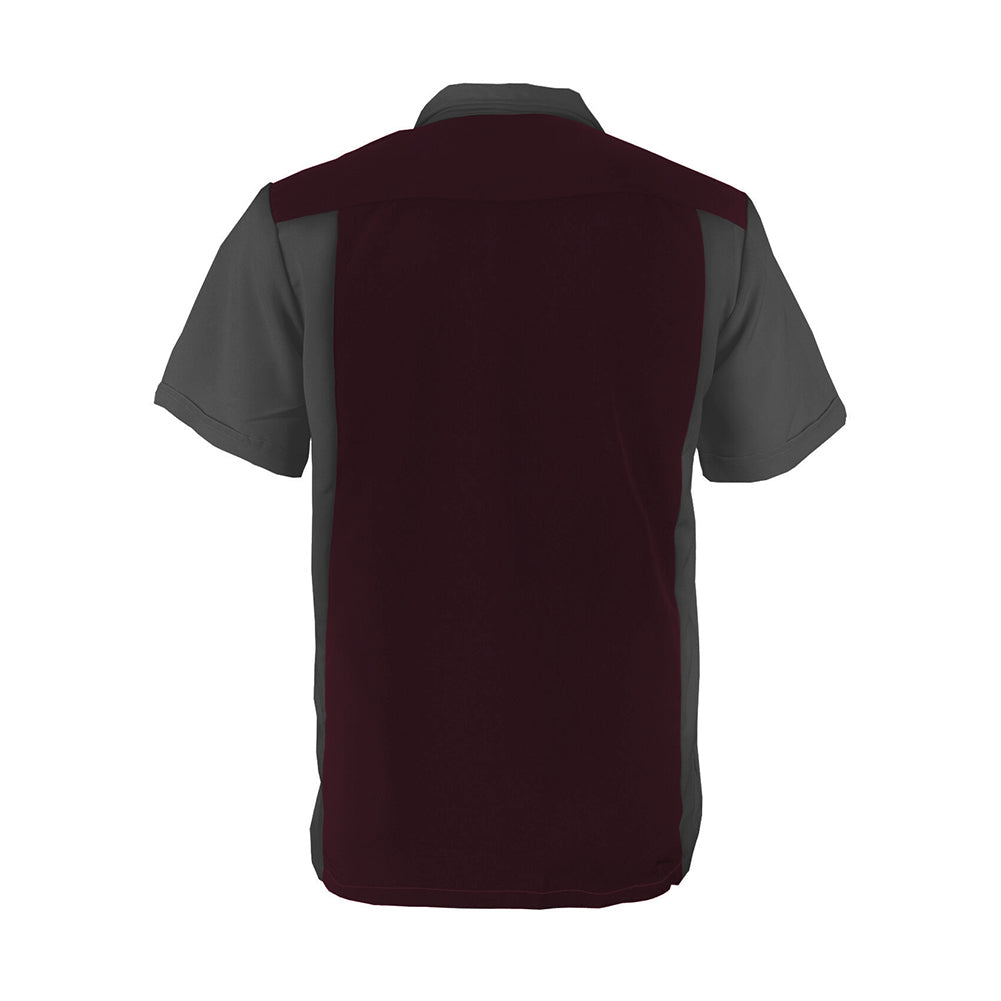 Dark Gray Burgundy