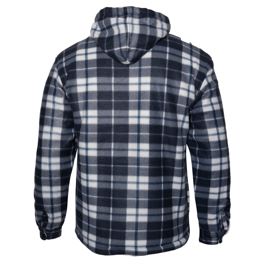 LT Grey Blue Plaid