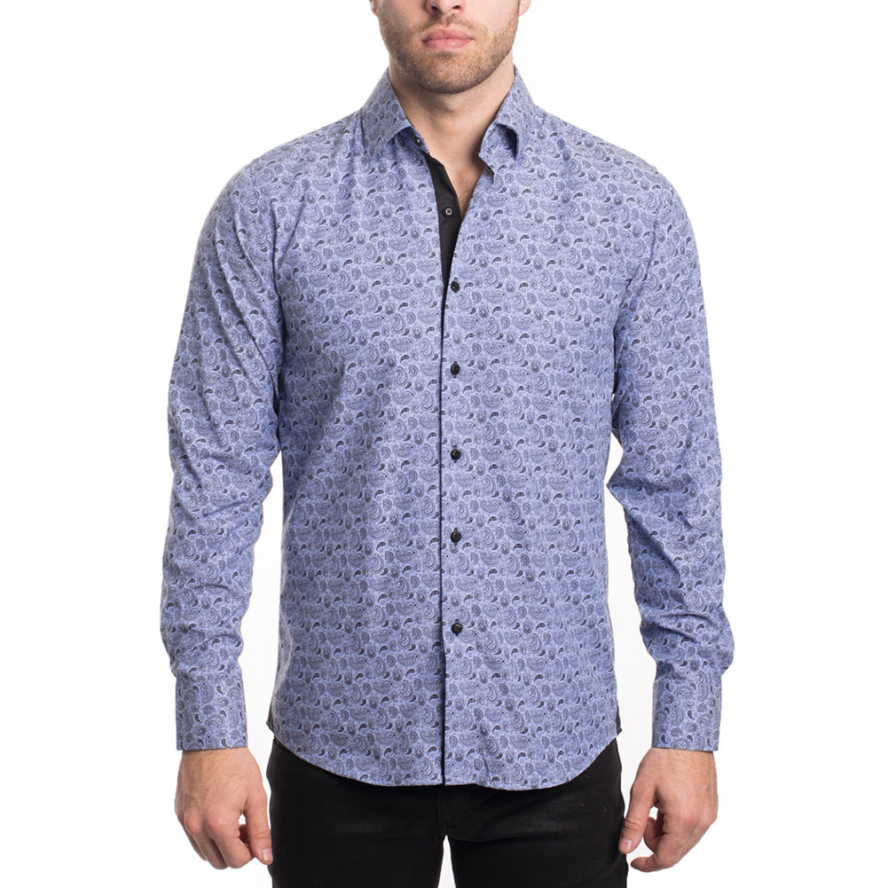 Light Blue - Paisley