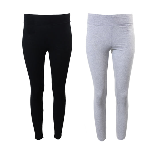 Sofra Ladies Plus Size Cotton Leggings