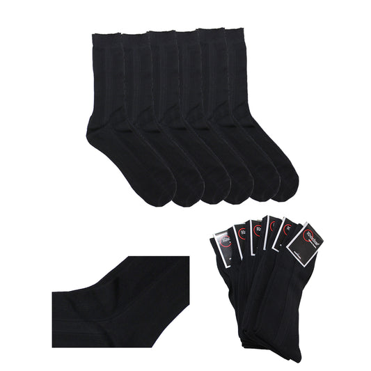 DBFL1 Men's Knocker Superior Quality 6-Pack Dress Socks