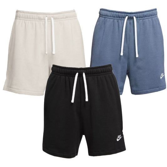Nike Men's Shorts French Terry Flow Fleece Athletic Drawstring Waist Shorts