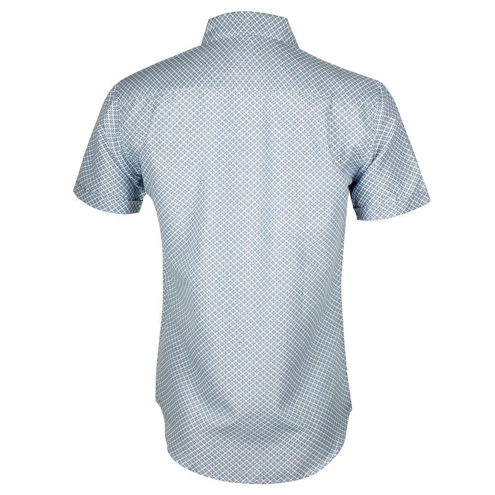 White Blue D258