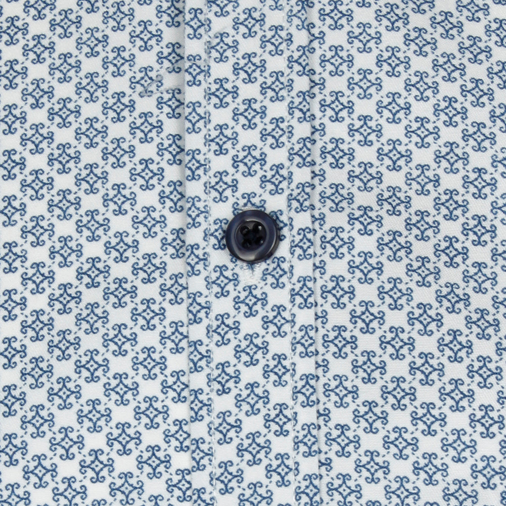 White Blue D258