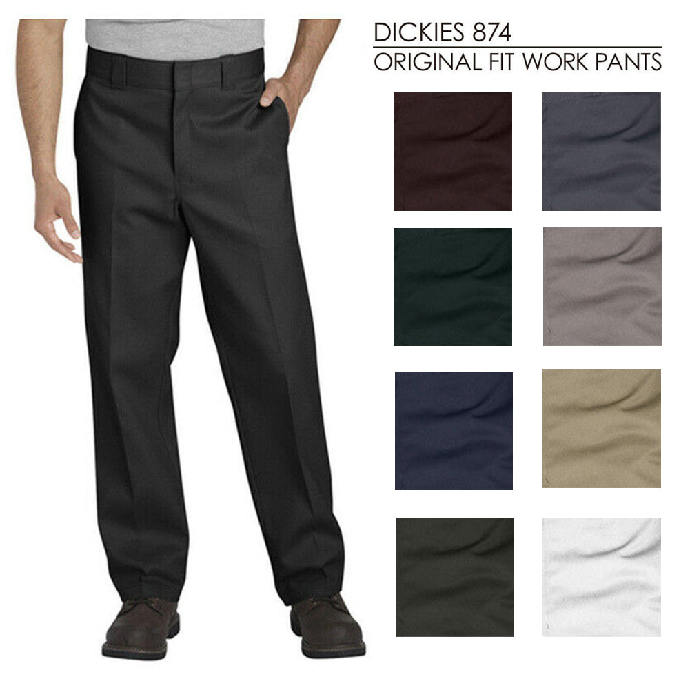 Dickies Men's 874 Classic Original Fit Uniform Work Pants Trousers